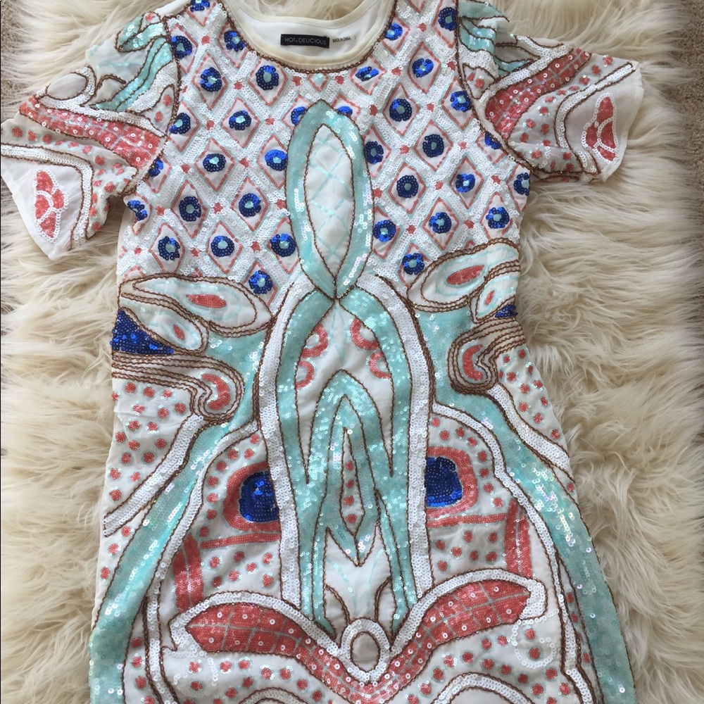 Sequin Tshirt Dress (Rare)